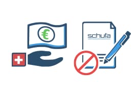 Schufa Score: loans without SCHUFA entry available easily at MAXDA